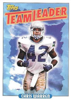 Chris Warren Seattle Seahawks 1993 Topps NFL Team Leader #274